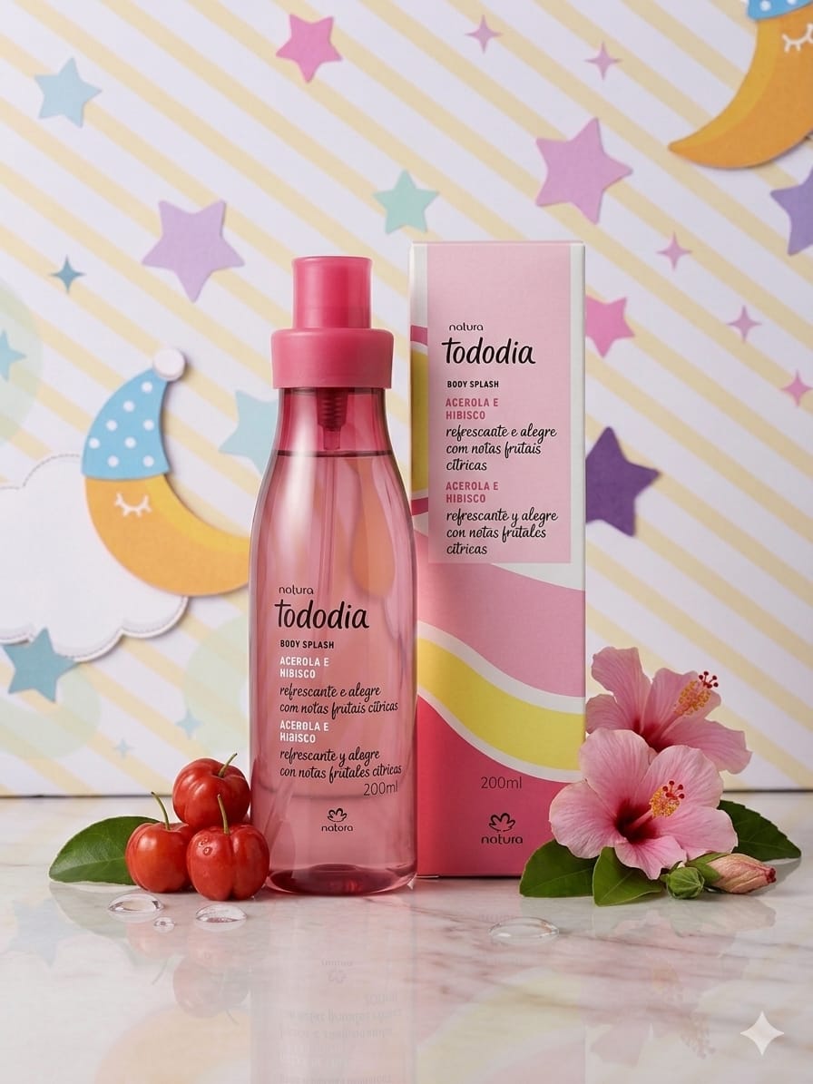 Body Splash Acerola e Hibiscus