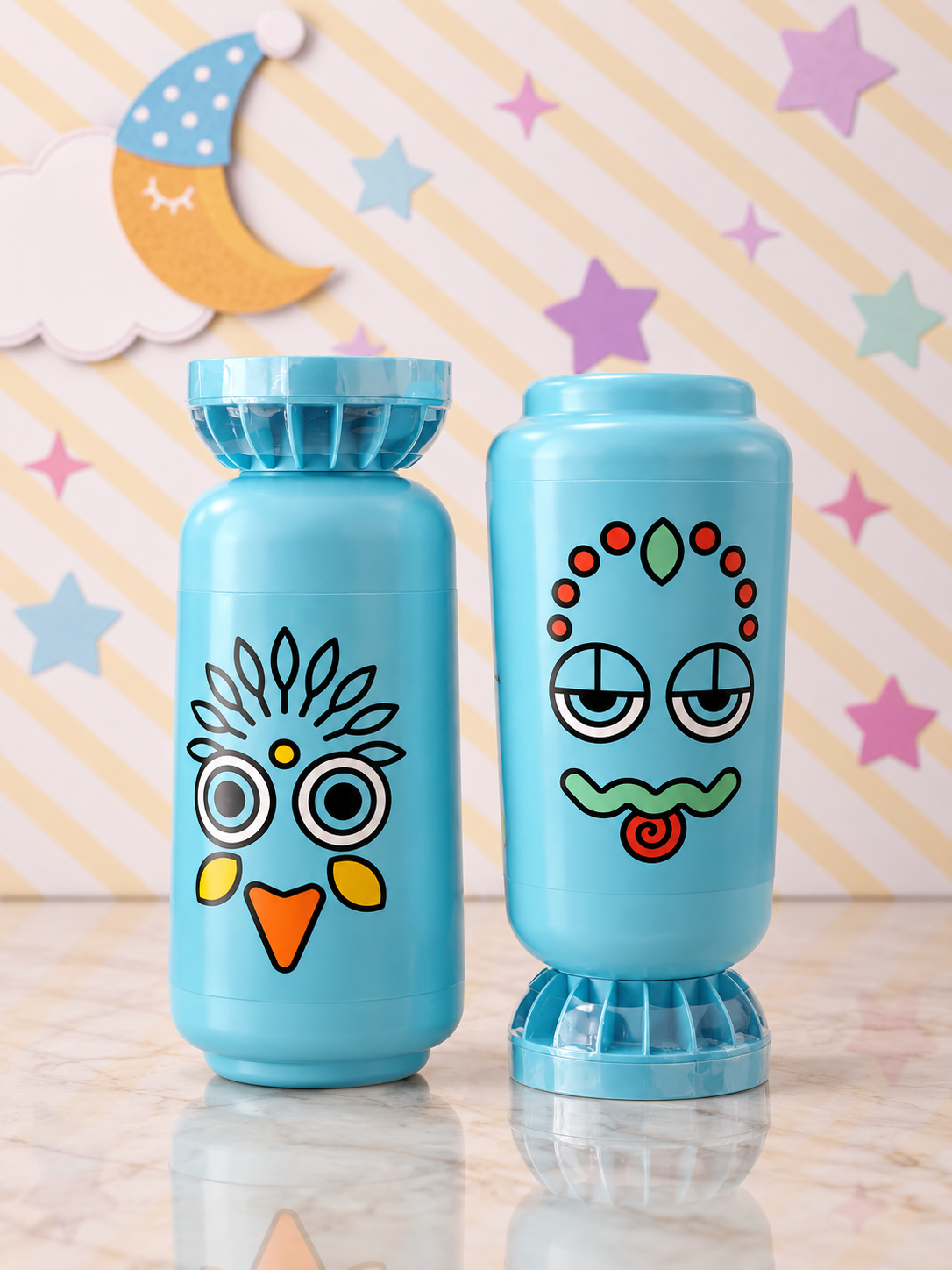 Shampoo y acondicionador · Presentación azul